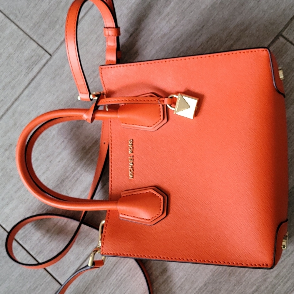 Orange Michael Kors Purse